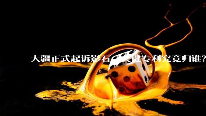 大疆正式起诉影石，关键专利究竟归谁？_无人机_发明人_刘靖康