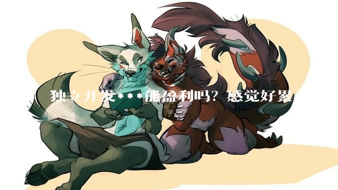 独立开发***能盈利吗？感觉好累...